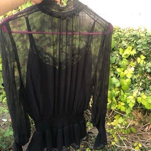 All saints BLACK XS blouse